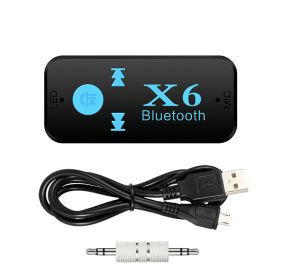 X6 Car Bluetooth Receiver Car Speaker Receiver TF Card Reader