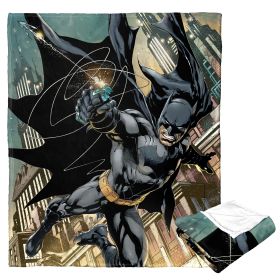 DC Comics Batman Silk Touch Throw Blanket, 50" x 60", Swiging In