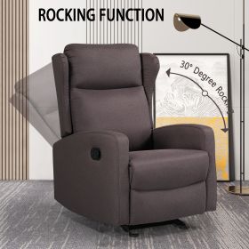 JST Rocking Recliner Chair for Living Room, Adjustable Modern Recliner Chair, Recliner Sofa with Lumbar Support, Classic and Traditional Recliner Chai