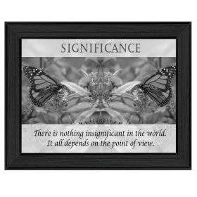 "Significance" By Trendy Decor4U, Printed Wall Art, Ready To Hang Framed Poster, Black Frame