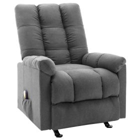 Recliner Light Gray Fabric