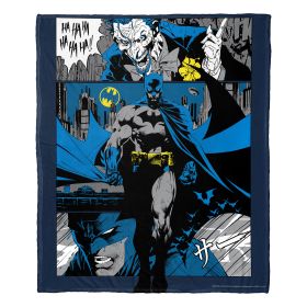 Batman; Anime Joker Aggretsuko Comics Silk Touch Throw Blanket; 50" x 60"