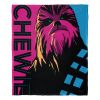 Star Wars; Pop Art Chewie Aggretsuko Comics Silk Touch Throw Blanket; 50" x 60"