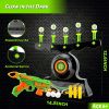 Shooting Targets for Nerf Guns Shooting Game Glow in The Dark Floating Ball Target Practice Toys for Kids Boys Hover Shot 1 Blaster Toy Gun 10 Soft Fo