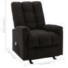 Recliner Black Fabric