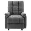 Recliner Light Gray Fabric