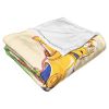 Star Wars; Retro Rainbow Droids Aggretsuko Comics Silk Touch Throw Blanket; 50" x 60"