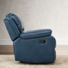 Charlotte Navy Blue Leather Gel Recliner