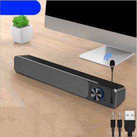 Computer Audio Desktop Home Wired Small Speaker (Option: E)