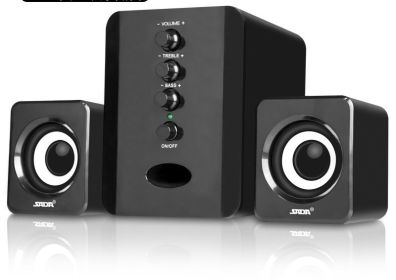 Speakers Computer D-202 Combination Music-Player Subwoofer-Sound-Box Smart-Phones Stereo (Option: Full black)