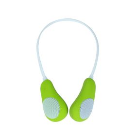 Neck-Mounted Wireless Bluetooth Speaker (Option: Green-USB)