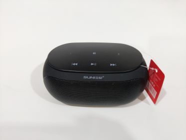 Wireless Bluetooth touch portable dual speaker audio (Option: Black-USB)