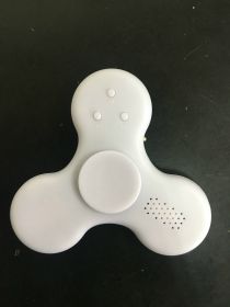 Bluetooth Speaker Music Fidget Spinner EDC Toy (Option: White-USB)