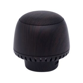 Portable Mushroom Small Audio TWS Pair Box LED With Night Light (Option: Black-USB)