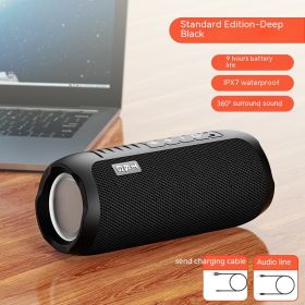 Bluetooth Stereo Small Household Wireless Mini (Option: Black Standard Edition)