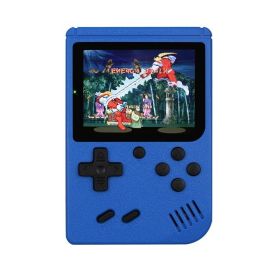 Retro Portable Mini Handheld Video Game Console 8-Bit 3.0 Inch Color LCD Kids Color Game Player Built-in 400 games (Color: Blue, Ships From: China)