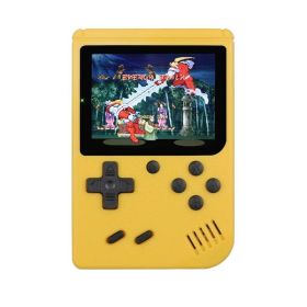 Retro Portable Mini Handheld Video Game Console 8-Bit 3.0 Inch Color LCD Kids Color Game Player Built-in 400 games (Color: Yellow, Ships From: China)