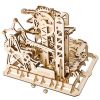 Robotime ROKR 3D Wooden Puzzle Marble Race Run Maze Balls Track Coaster Model Building Kits Toys for Children Drop Shipping