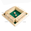 Wooden Shut The Box Dice Game for 1-4 Players