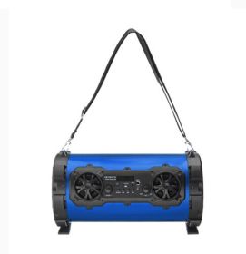 Outdoor High Power Speaker With Microphone Card (Option: Diamond blue-USB)