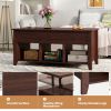 Lift Top Coffee Table with Storage Lower Shelf