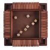 Wooden Shut The Box Dice Game for 1-4 Players