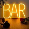 1pc, BAR Neon Light, LED Business Bar Sign Light On Off Switch Open Bright Light Neon, Without Battery