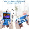 Retro Handheld Game Console; Portable Video Game Console For Children With 400 Classical FC Games 3.0-Inch Screen 1020mAh Rechargeable Battery Support