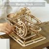 Robotime ROKR 3D Wooden Puzzle Marble Race Run Maze Balls Track Coaster Model Building Kits Toys for Children Drop Shipping