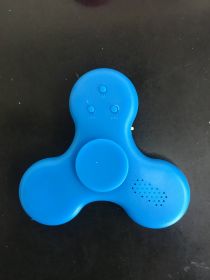 Bluetooth Speaker Music Fidget Spinner EDC Toy (Option: Blue-USB)